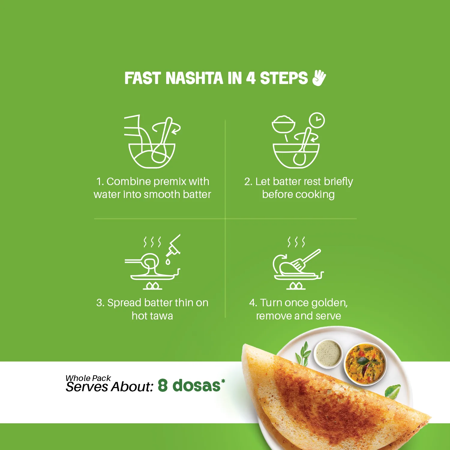 Rice Idli & Coconut Chutney