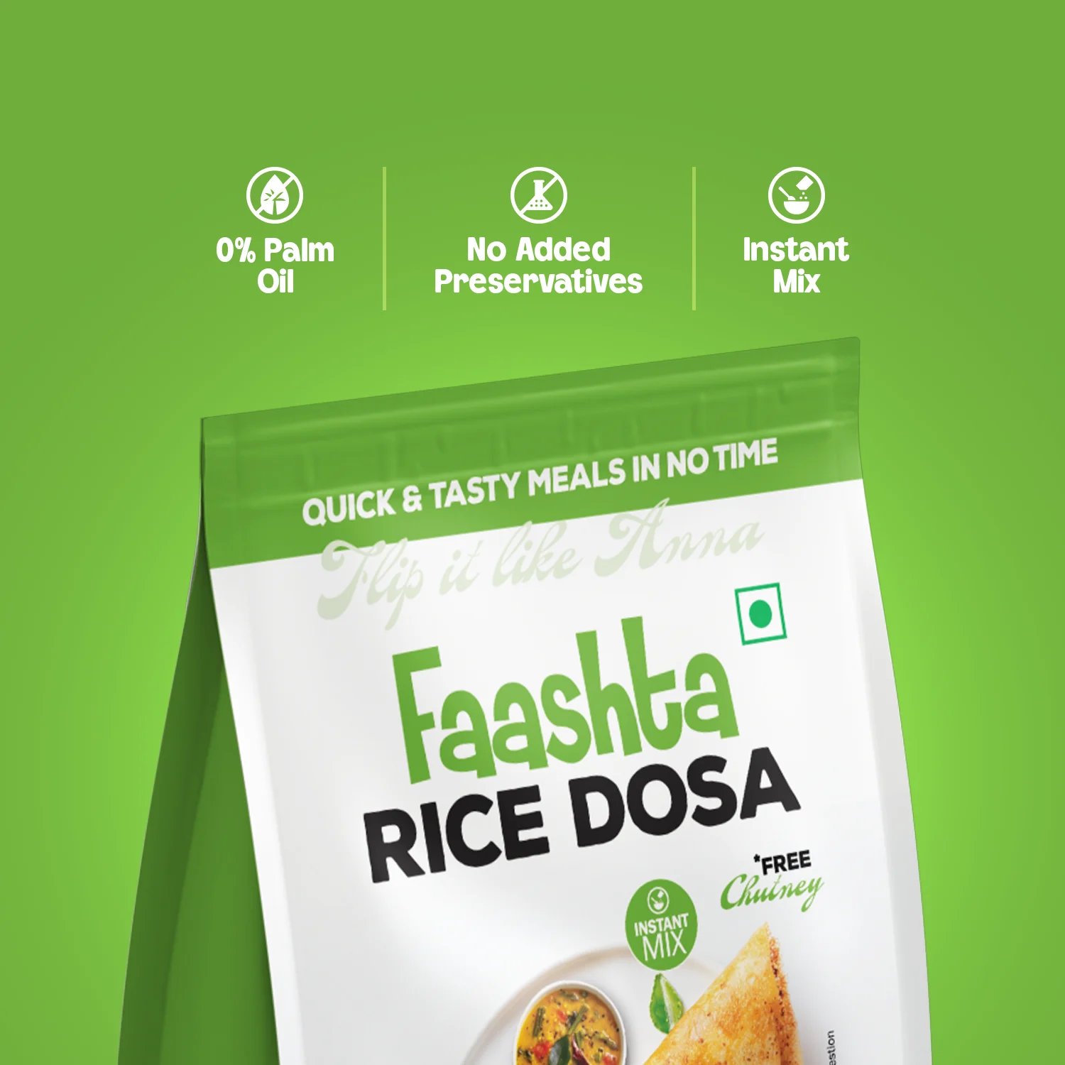 Rice Idli & Coconut Chutney