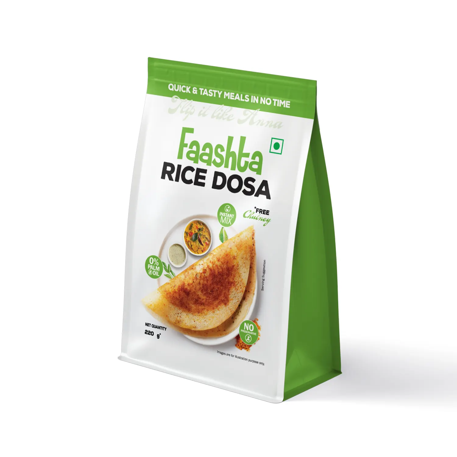 Rice Idli & Coconut Chutney