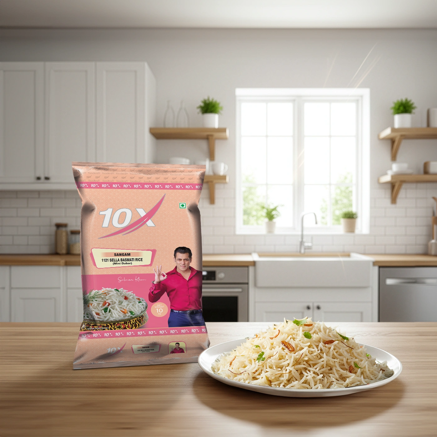 10X Sangam 1121 Sella Basmati Rice 10kg | Mini Dubar Basmati Rice