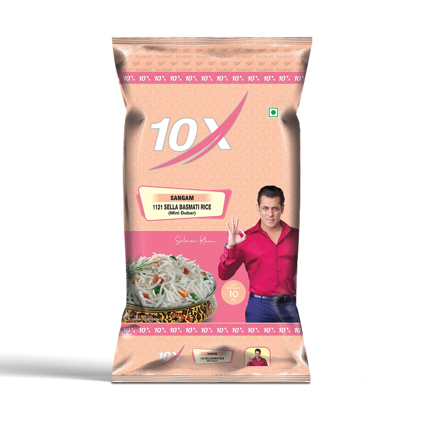 10X Sangam 1121 Sella Basmati Rice 10kg | Mini Dubar Basmati Rice