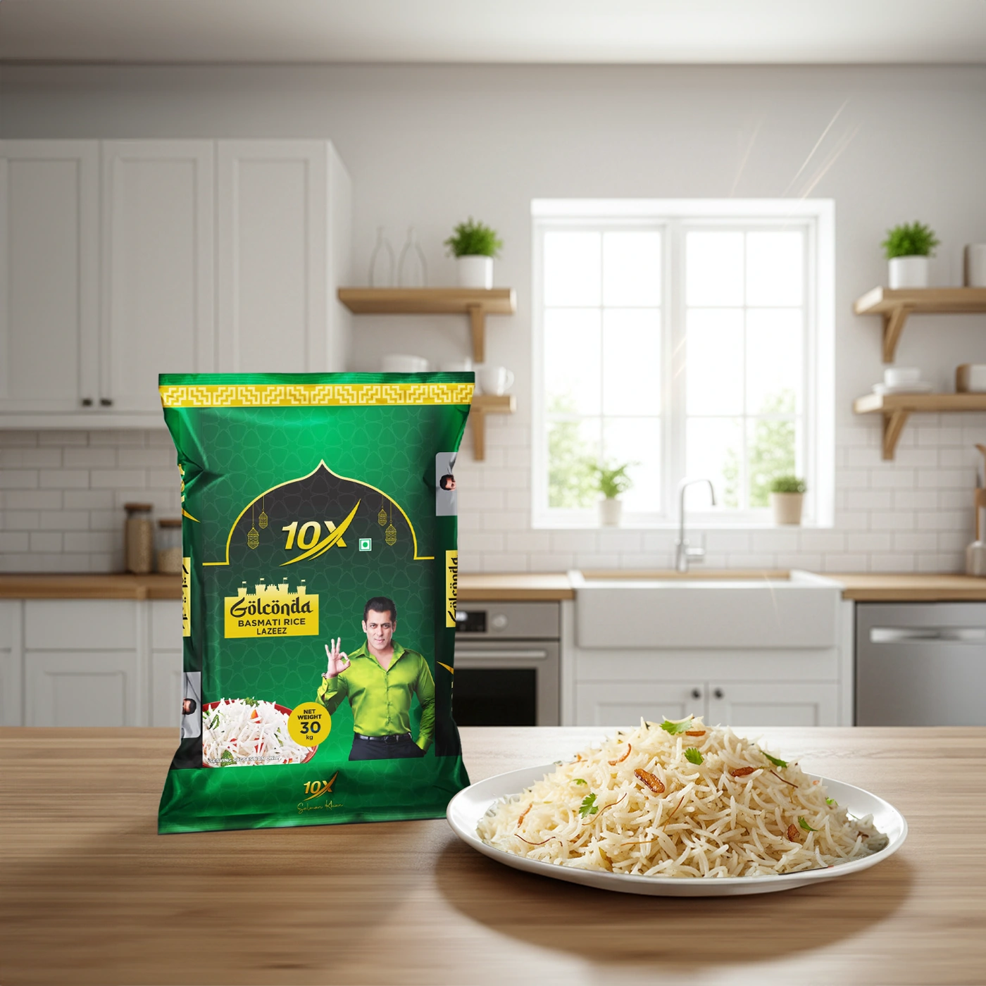 10X Golconda Basmati Rice LAZEEZ 30kg | Premium Basmati Rice
